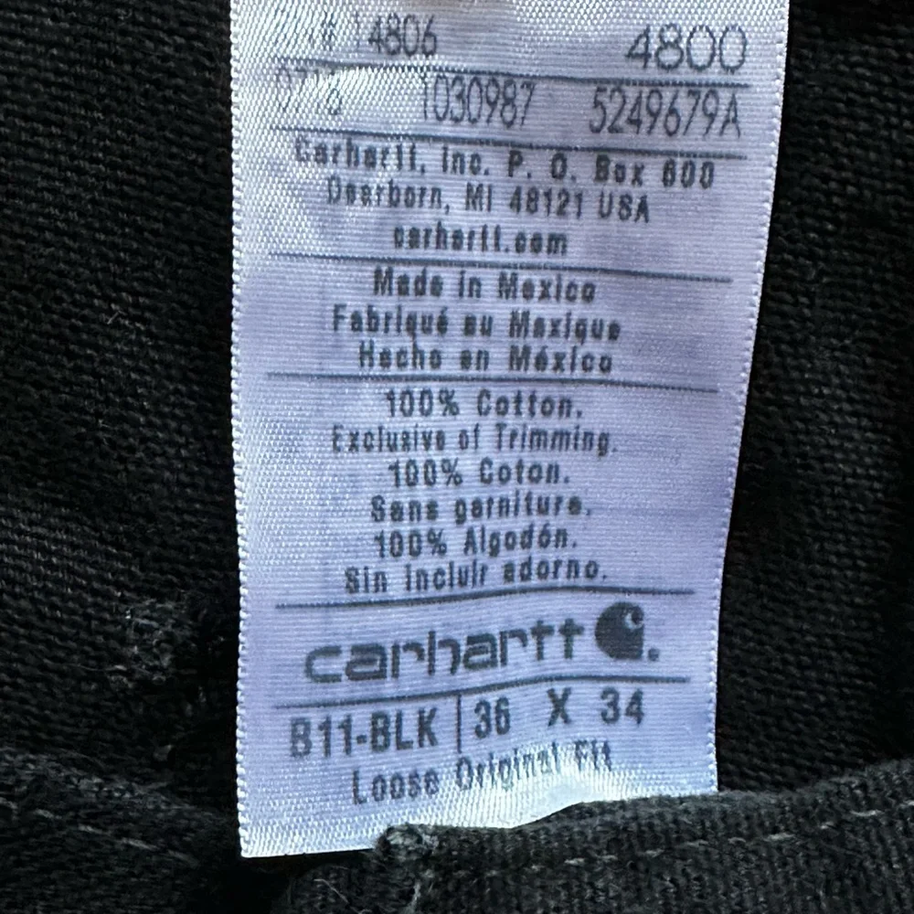 Men's Black Carhartt Jeans - Picture 6 of 6